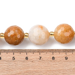 Natural Topaz Jade Beads Strands&nbsp;G-C249-A23-16MM