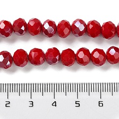 Opaque Solid Color Glass Bead Strands&nbsp;GLAA-D022-02