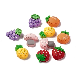Spray Painted Resin Decoden Cabochons&nbsp;RESI-G031-23