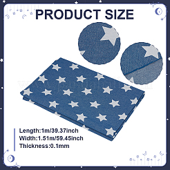 Cotton Denim Fabric&nbsp;DIY-WH0504-775A-03