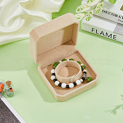 4pcs 4 styles Square & Rectangle Velvet Jewelry Gift Boxes Set&nbsp;ODIS-DC0001-02