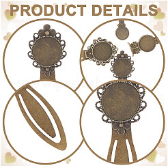 Blank Dome Alloy Bookmark Making Kit&nbsp;TIBE-HY0001-07
