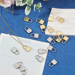 20Pcs 2 Colors 304 Stainless Steel Pendants&nbsp;STAS-CA0002-46