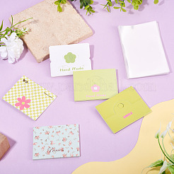 50Pcs 5 Styles Paper Foldable Header Cards&nbsp;CDIS-TA0001-53