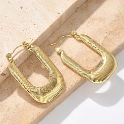 304 Stainless Steel Hoop Earrings for Women&nbsp;EJEW-L296-039G