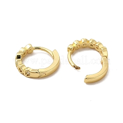 Rack Plating Brass Micro Pave Cubic Zirconia Leverback Earrings&nbsp;EJEW-P221-36G