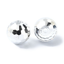 Half Plated Glass Beads&nbsp;EGLA-P059-02B-HP04