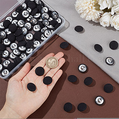 100Pcs Cloth Shank Buttons&nbsp;BUTT-NB0001-72C