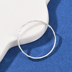 925 Sterling Silver Plain Band Finger Rings&nbsp;RJEW-P165-01B-S