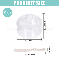 Glass Alcohol Burner&nbsp;AJEW-WH0166-78
