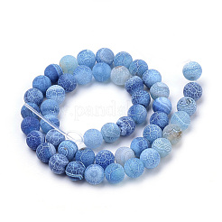 Natural Weathered Agate Beads Strands&nbsp;G-S259-05C-8mm