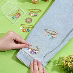 5Pcs Iron Safety Pin Brooches&nbsp;JEWB-PH01272
