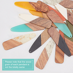 DIY Wooden Dangle Earring Making Kits&nbsp;DIY-OC0006-39