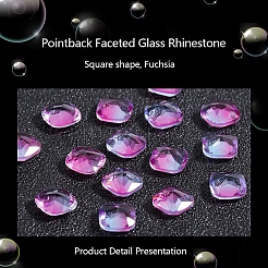 Pointed Back Glass Rhinestone Cabochons&nbsp;RGLA-OC0001-25B