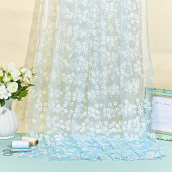 Polyester Flower Pattern Fabric&nbsp;DIY-WH0591-147C