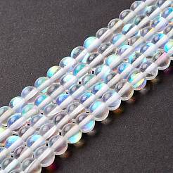Synthetic Moonstone Beads Strands&nbsp;G-E573-02A-14