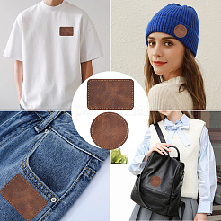30Pcs 2 Styles PU Leather Labels&nbsp;DIY-CL0001-55