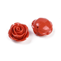 Synthetic Coral Carved Beads&nbsp;CORA-M001-05S