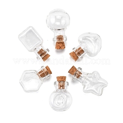 12Pcs 6 Styles Glass Bottle for Bead Containers&nbsp;BOTT-FS0001-05