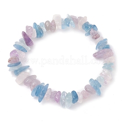 3Pcs 3 Style Natural & Synthetic Mixed Stone Chips Beaded Stretch Bracelets Set&nbsp;BJEW-TA00460