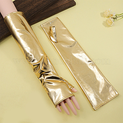 Polyester Long Fingerless Gloves&nbsp;AJEW-WH20018-117C