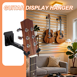 Iron Guitar Display Hanging Stands&nbsp;ODIS-WH0043-274