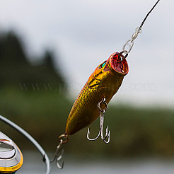 40Pcs 8 Styles Brass & 304 Stainless Steel Fishing Fast Snap Clips&nbsp;FIND-GO0001-20