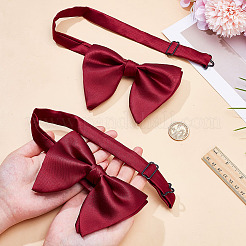 Adjustable Polyester Bow Ties for Bridegroom&nbsp;AJEW-WH0248-768B