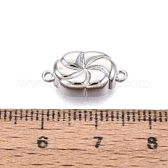 Brass Magnetic Clasps&nbsp;KK-Q074-02P