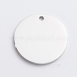 304 Stainless Steel Quote Pendants&nbsp;LS-STAS-WH0014-02P