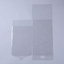 Foldable Transparent PVC Boxes&nbsp;X-CON-WH0068-94F