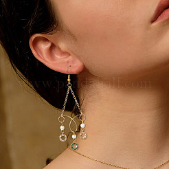 10Pcs 5 Colors Brass Micro Pave Cubic Zirconia Charms&nbsp;KK-PJ0001-23