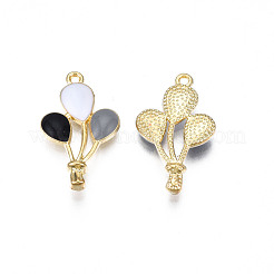 Rack Plating Alloy Enamel Pendants&nbsp;ENAM-N055-089A