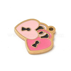 304 Stainless Steel Enamel Charms&nbsp;LS-STAS-P388-19L-G