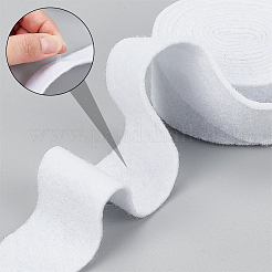 Needle Punch Cotton Strips Fabric&nbsp;SRIB-WH0027-01