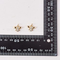 10Pcs Rack Plating Brass Micro Pave Cubic Zirconia Pendants&nbsp;ZIRC-SZ0004-24