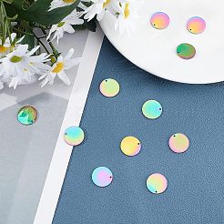 20Pcs PVD Vacuum Plating 304 Stainless Steel Charms&nbsp;STAS-UN0021-63M