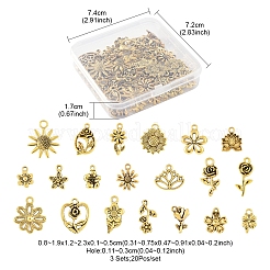 3Sets Tibetan Style Alloy Pendants&nbsp;FIND-FS0003-93AG