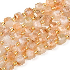 Heated Natural Citrine Beads Strands&nbsp;G-Z147-A02-03