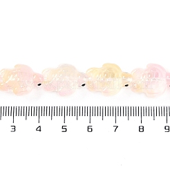 Transparent Glass Enamel Beads Strands&nbsp;GLAA-B021-06K