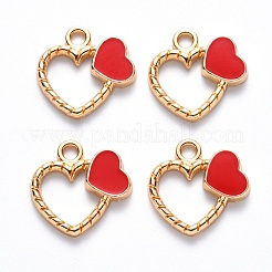 Alloy Enamel Pendants&nbsp;ENAM-S121-045C