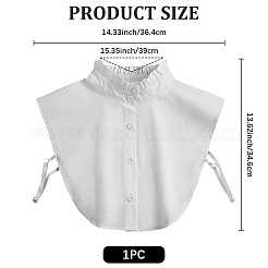 Detachable Polyester Shirt Women False Collar&nbsp;DIY-WH20048-037A