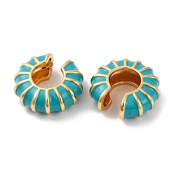 Brass Cuff Earrings for Women&nbsp;EJEW-A115-01G-04