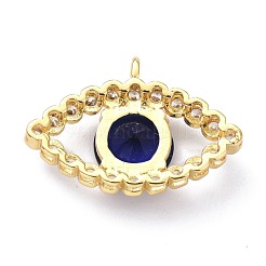 Brass Micro Pave Cubic Zirconia Pendants&nbsp;ZIRC-P087-01G-A