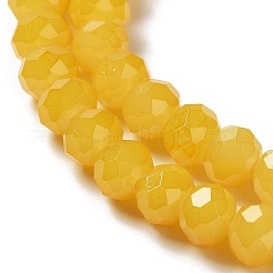 Baking Paint Imitation Jade Glass Bead Strands&nbsp;DGLA-A034-J8MM-A30