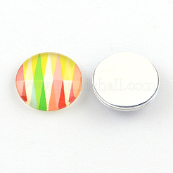 Half Round/Dome Glass Flatback Cabochons for DIY Projects&nbsp;X-GGLA-Q037-12mm-18