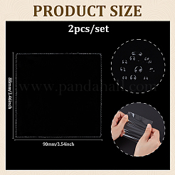 Square PVC Car Window Static Clings&nbsp;AJEW-WH0609-092