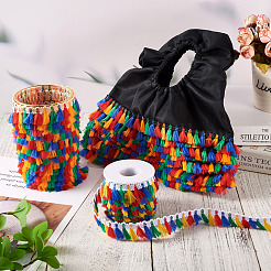 30 Yards 3 Rolls Polyester Tassel Fringe Trimming&nbsp;OCOR-MP0001-04
