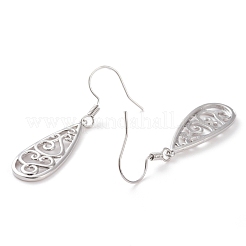 Brass Dangle Earrings&nbsp;EJEW-B002-02P