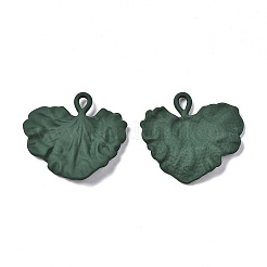 Spray Painted Alloy Pendants&nbsp;PALLOY-T077-118B-RS